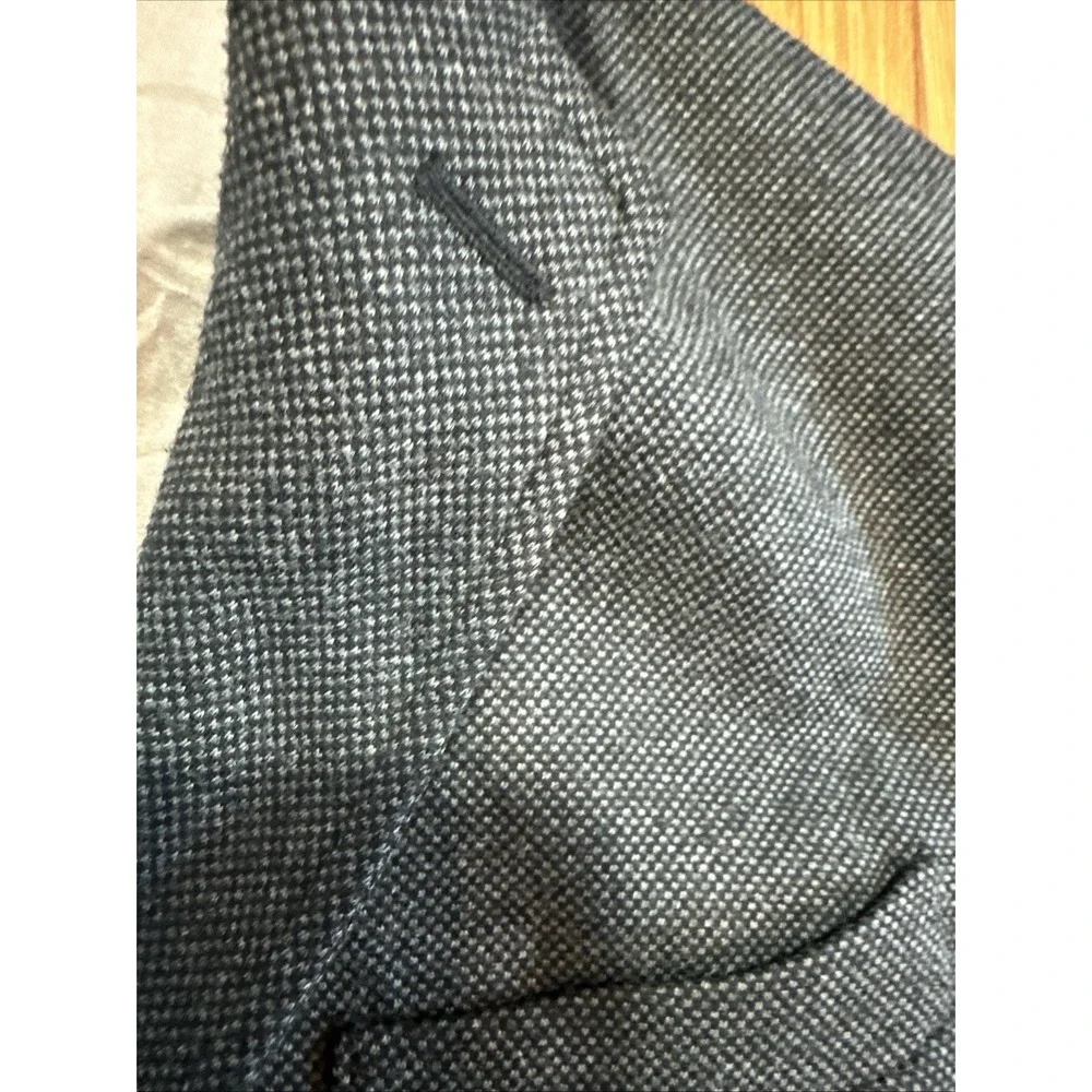 Banana Republic Deconstructed Patch Pocket Herringbone Wool Jacket Size L‎